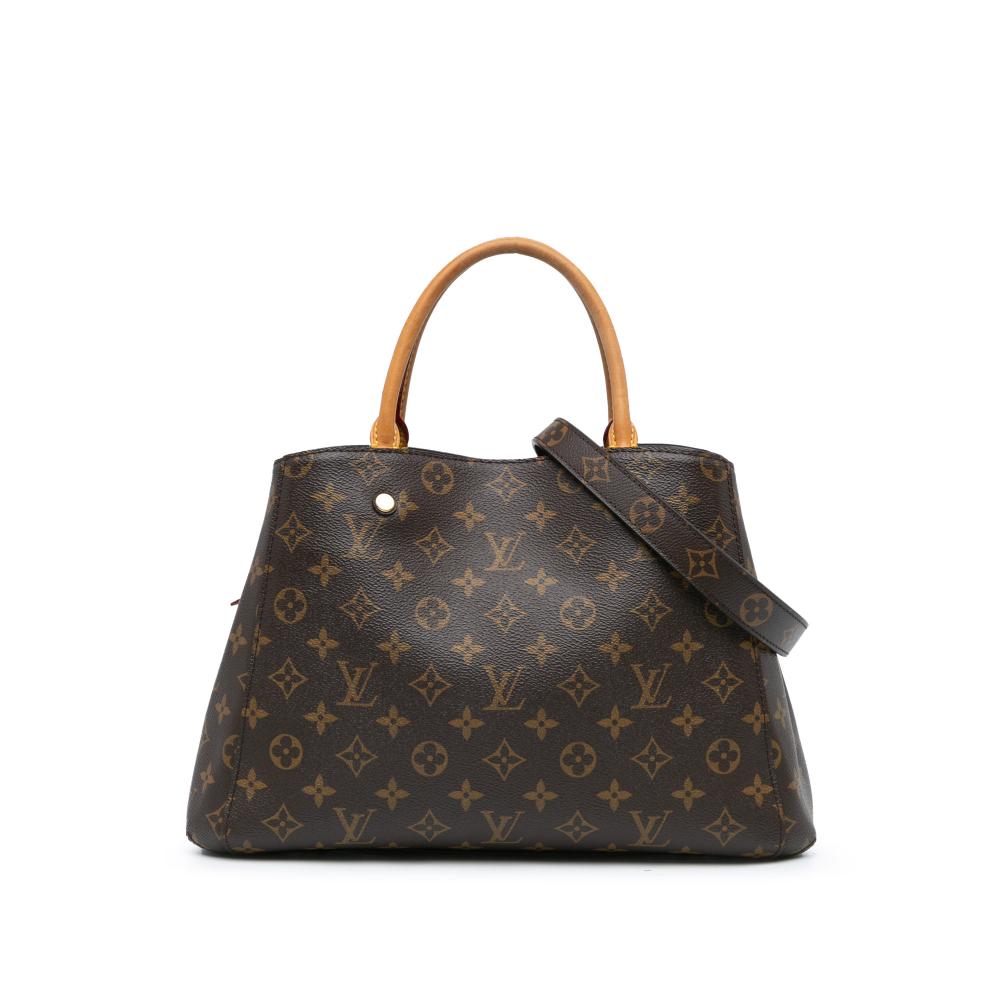 Louis Vuitton AB Louis Vuitton Brown Monogram Canvas Canvas Monogram Montaigne MM France