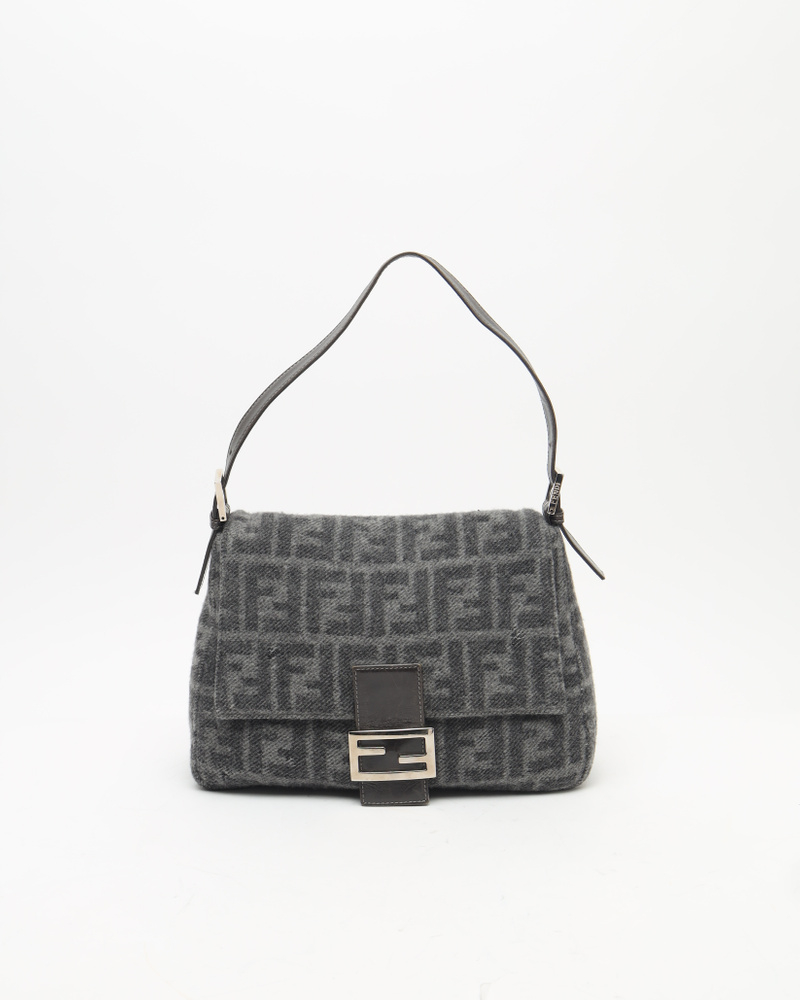 Fendi Zucca Mamma Tweed Bag