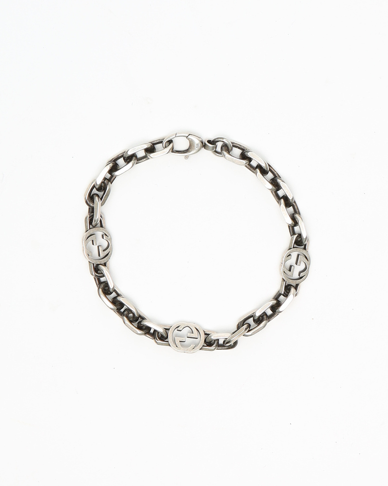 Gucci Interlocking G Silver Bracelet