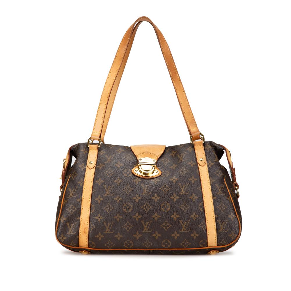 Louis Vuitton B Louis Vuitton Brown Monogram Canvas Canvas Monogram Stresa PM France