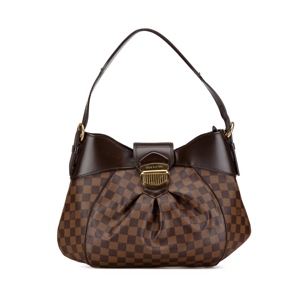 Louis Vuitton B Louis Vuitton Brown Damier Canvas Canvas Damier Ebene Sistina MM France