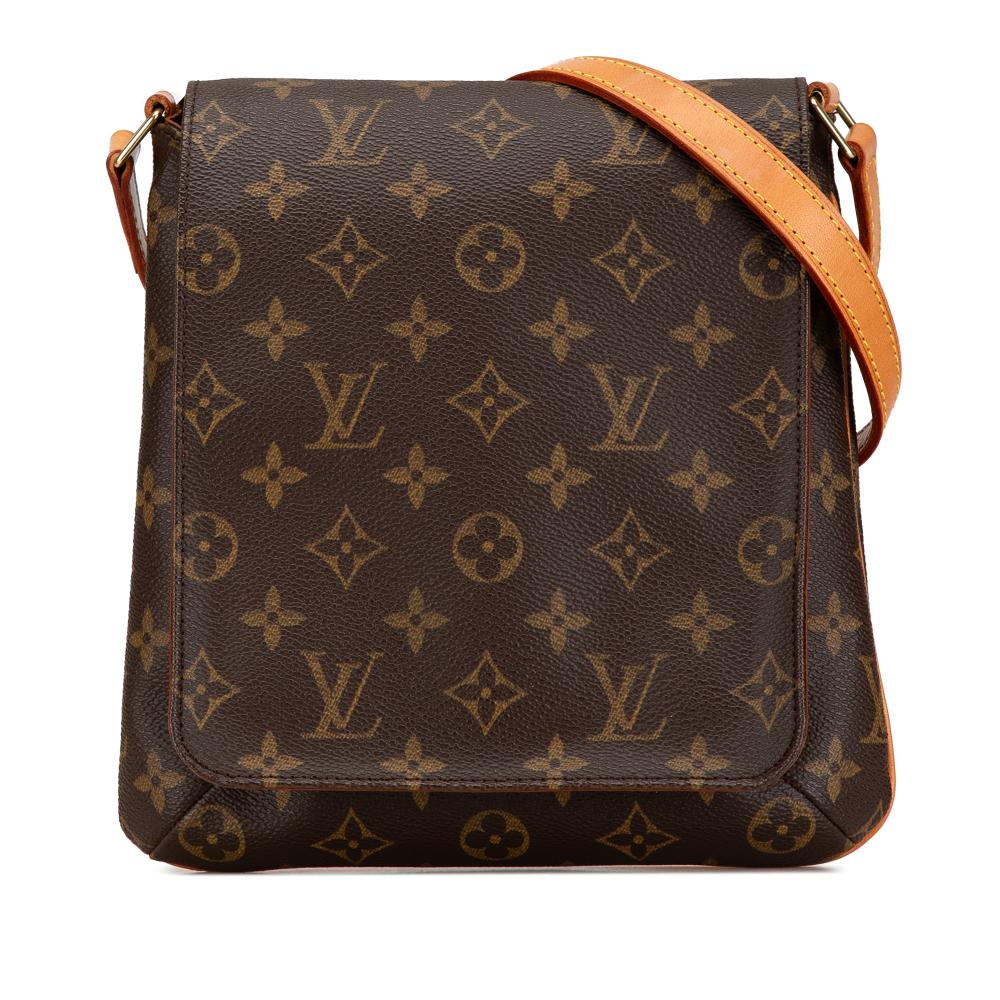 Louis Vuitton B Louis Vuitton Brown Monogram Canvas Canvas Monogram Musette Salsa Long Strap France