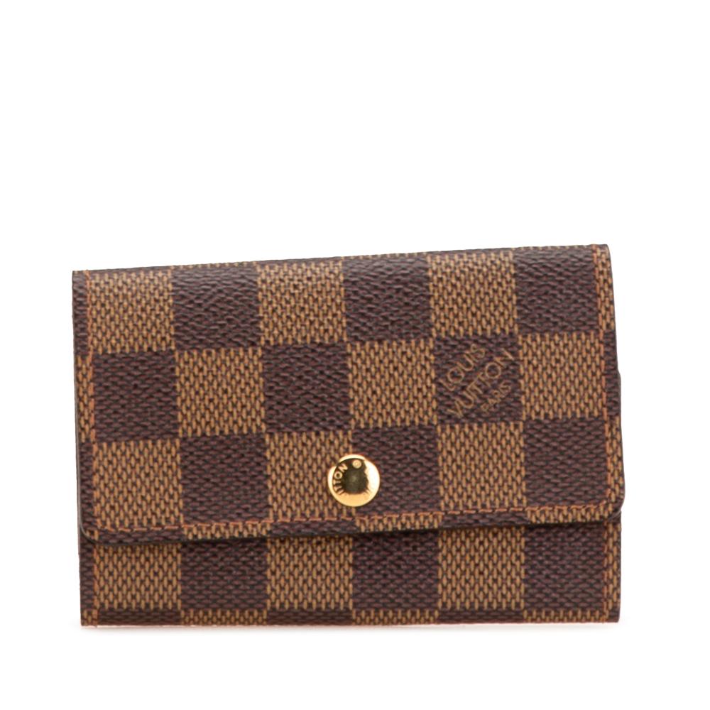 Louis Vuitton B Louis Vuitton Brown Damier Canvas Canvas Damier Ebene Multicles 6 Key Holder France