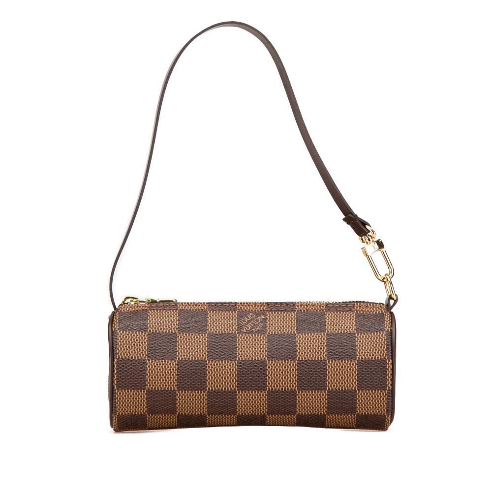 Louis Vuitton B Louis Vuitton Brown Damier Canvas Canvas Damier Ebene Papillon Pochette France