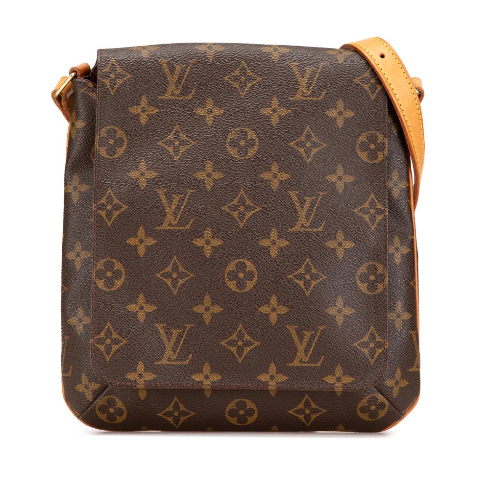 Louis Vuitton B Louis Vuitton Brown Monogram Canvas Canvas Monogram Musette Salsa Short Strap France