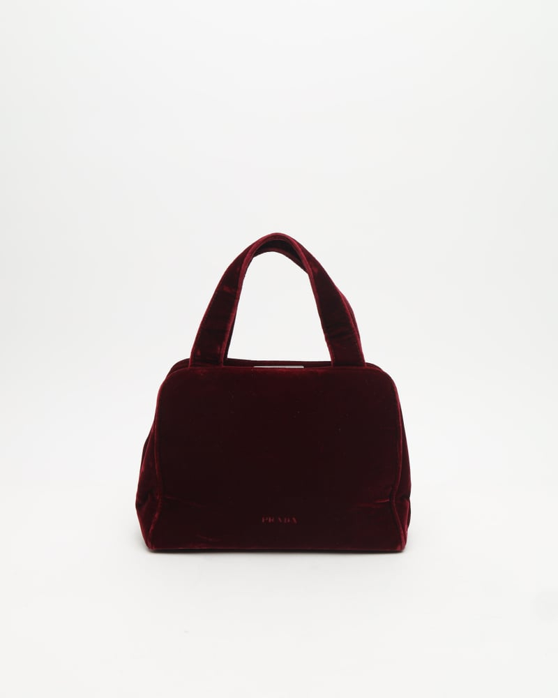 Prada Velvet Handbag