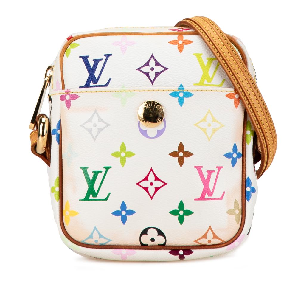 Louis Vuitton B Louis Vuitton White Monogram Multicolore Canvas Canvas Monogram Multicolore Rift France