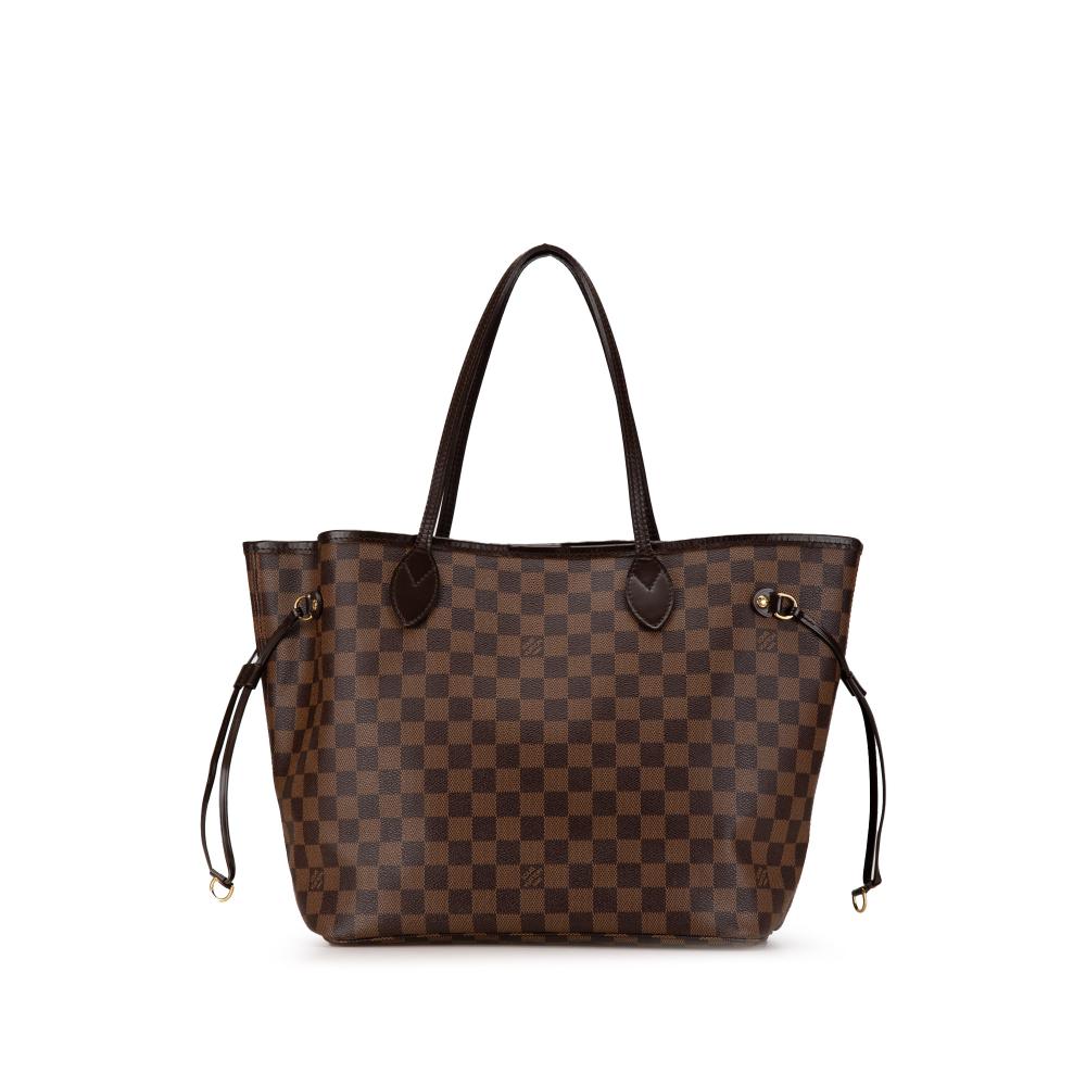 Louis Vuitton AB Louis Vuitton Brown Damier Canvas Canvas Damier Ebene Neverfull MM France