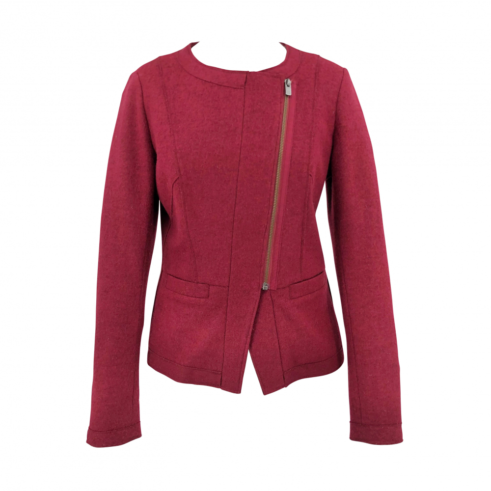 Adolfo Dominguez jacket in red felt wool