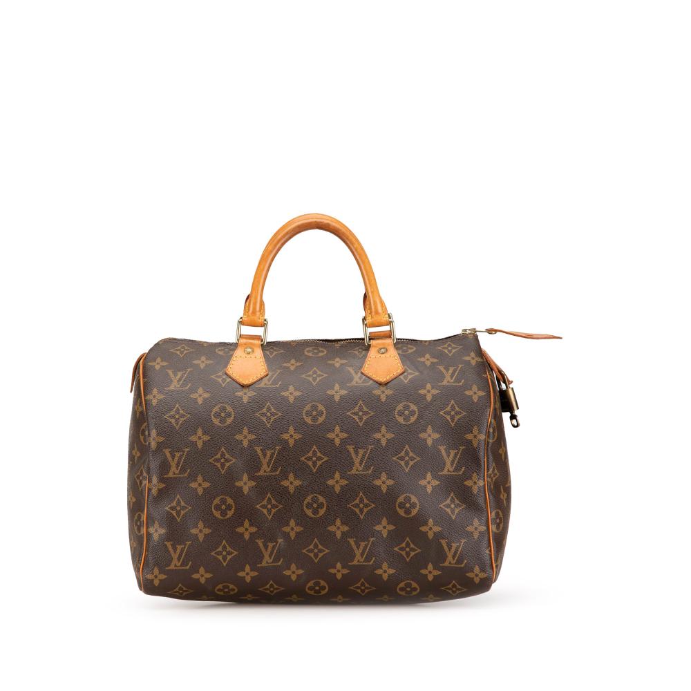 Louis Vuitton AB Louis Vuitton Brown Monogram Canvas Canvas Monogram Speedy 30 France