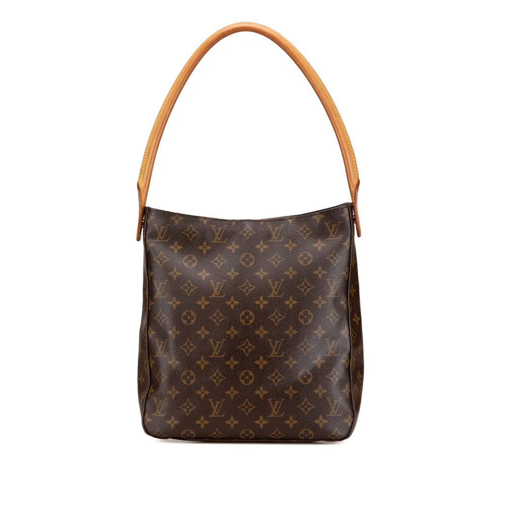 Louis Vuitton AB Louis Vuitton Brown Monogram Canvas Canvas Monogram Looping GM France