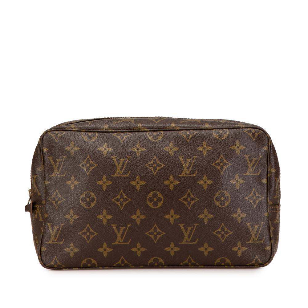 Louis Vuitton B Louis Vuitton Brown Monogram Canvas Canvas Monogram Trousse Toilette 28 France