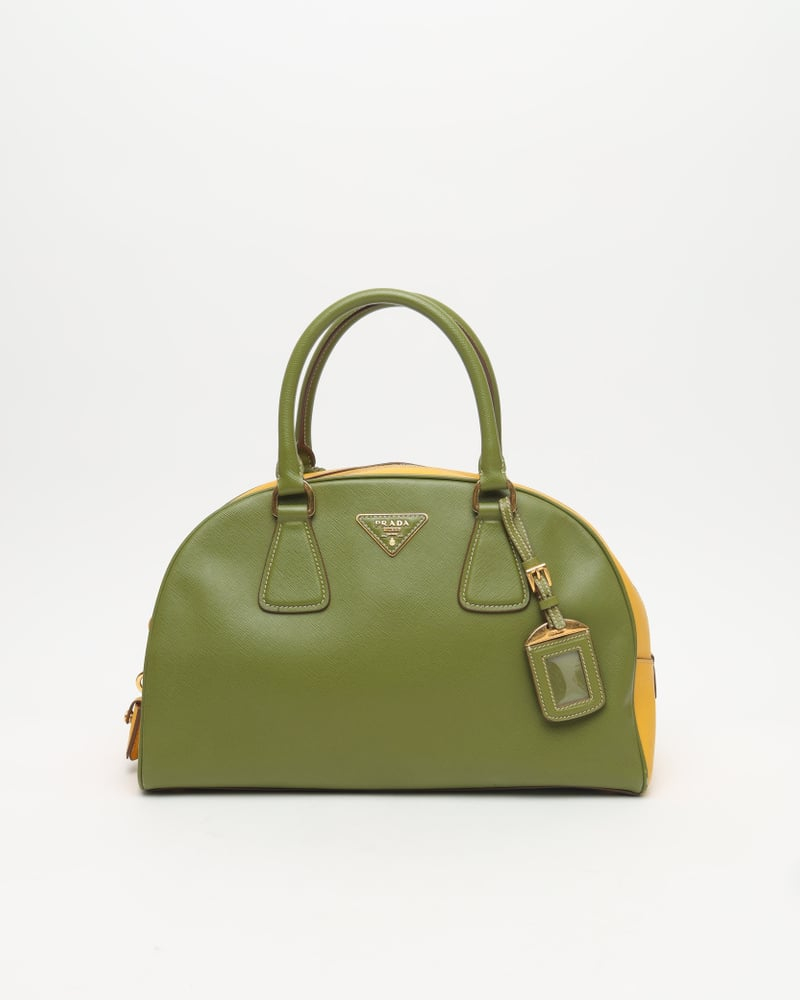 Prada Saffiano Lux Bowling Bag