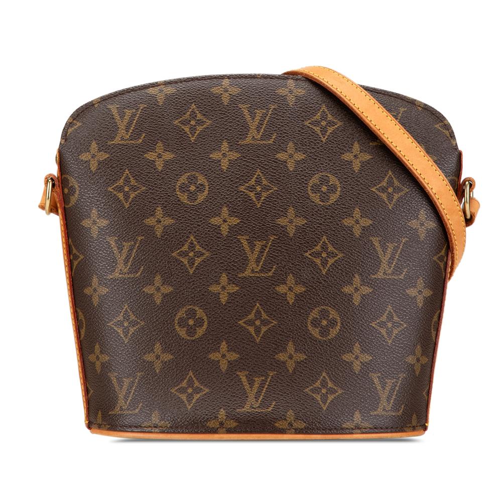 Louis Vuitton B Louis Vuitton Brown Monogram Canvas Canvas Monogram Drouot France