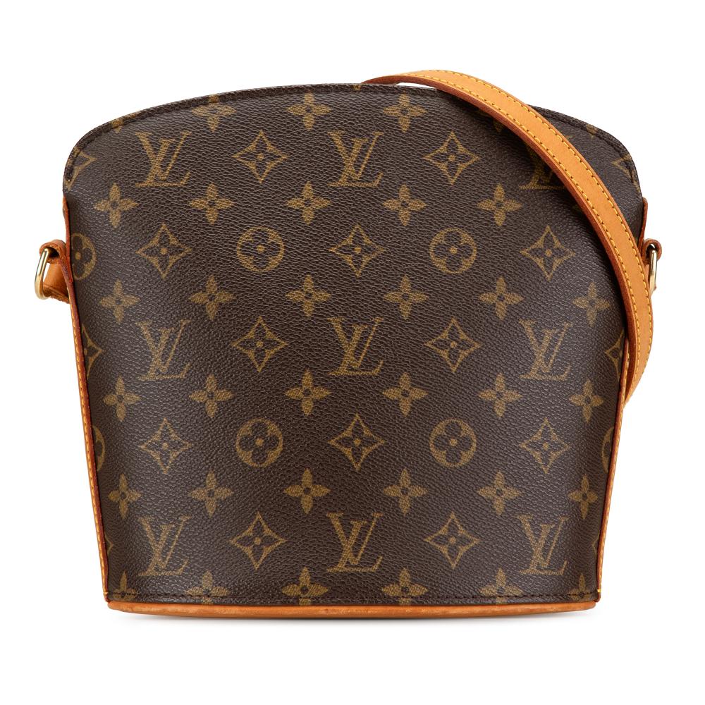 Louis Vuitton AB Louis Vuitton Brown Monogram Canvas Canvas Monogram Drouot France