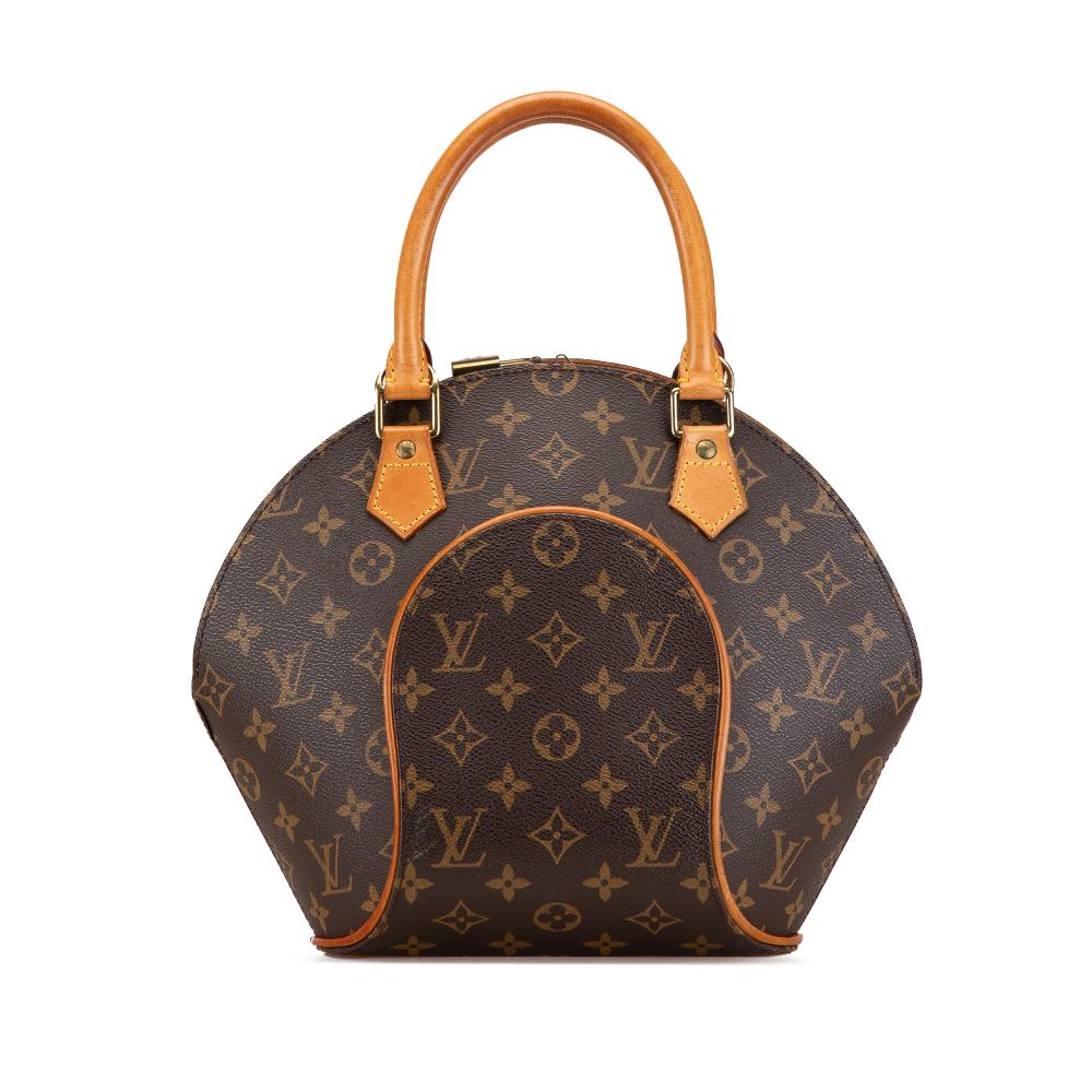 Louis Vuitton B Louis Vuitton Brown Monogram Canvas Canvas Monogram Ellipse PM France