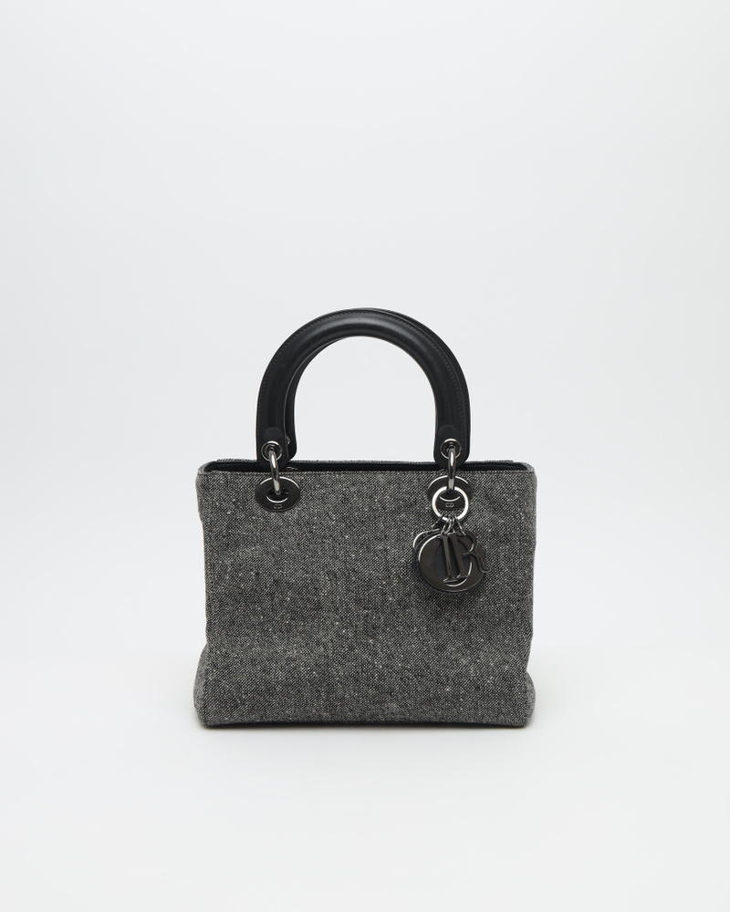 Christian Dior Medium Tweed Lady Dior Bag