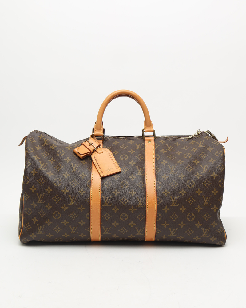 Louis Vuitton Monogram Keepall 50 Weekend Bag