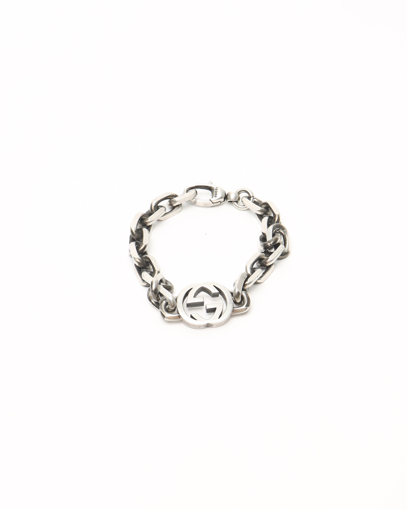 Gucci Interlocking G Chain Silver Bracelet