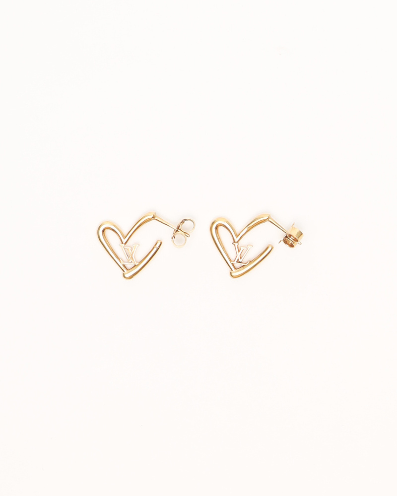 Louis Vuitton Boucle D oreille Heart Fall in Love Earrings