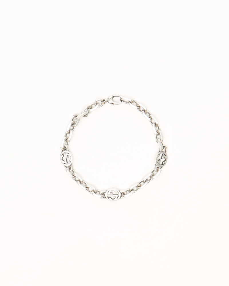 Gucci GG Chain Silver Bracelet