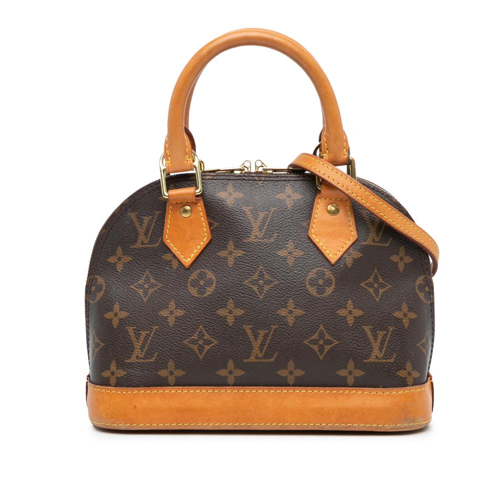 Louis Vuitton AB Louis Vuitton Brown Monogram Canvas Canvas Monogram Alma BB France