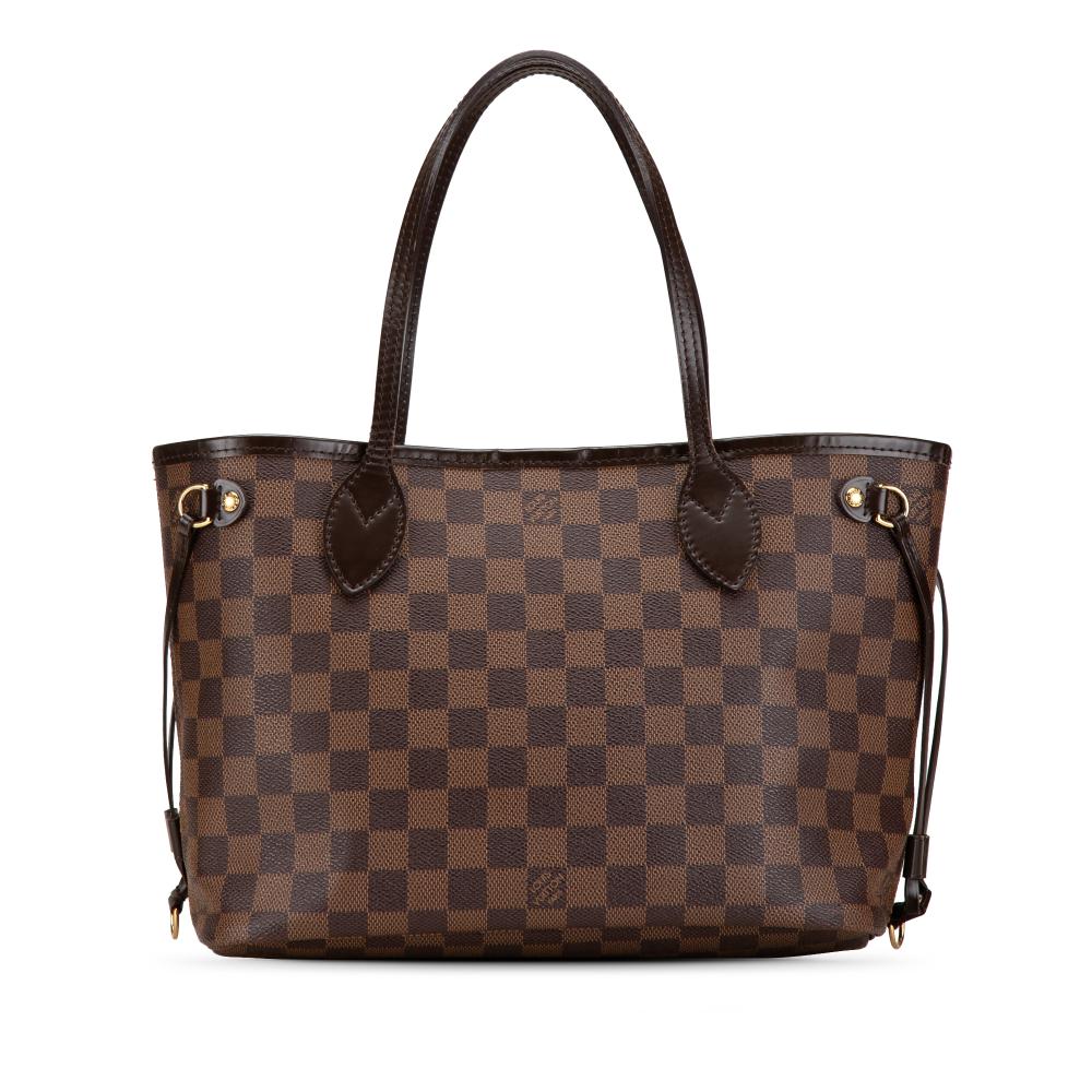 Louis Vuitton B Louis Vuitton Brown Damier Canvas Canvas Damier Ebene Neverfull PM United States