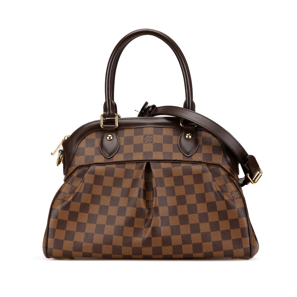 Louis Vuitton AB Louis Vuitton Brown Damier Canvas Canvas Damier Ebene Trevi PM France