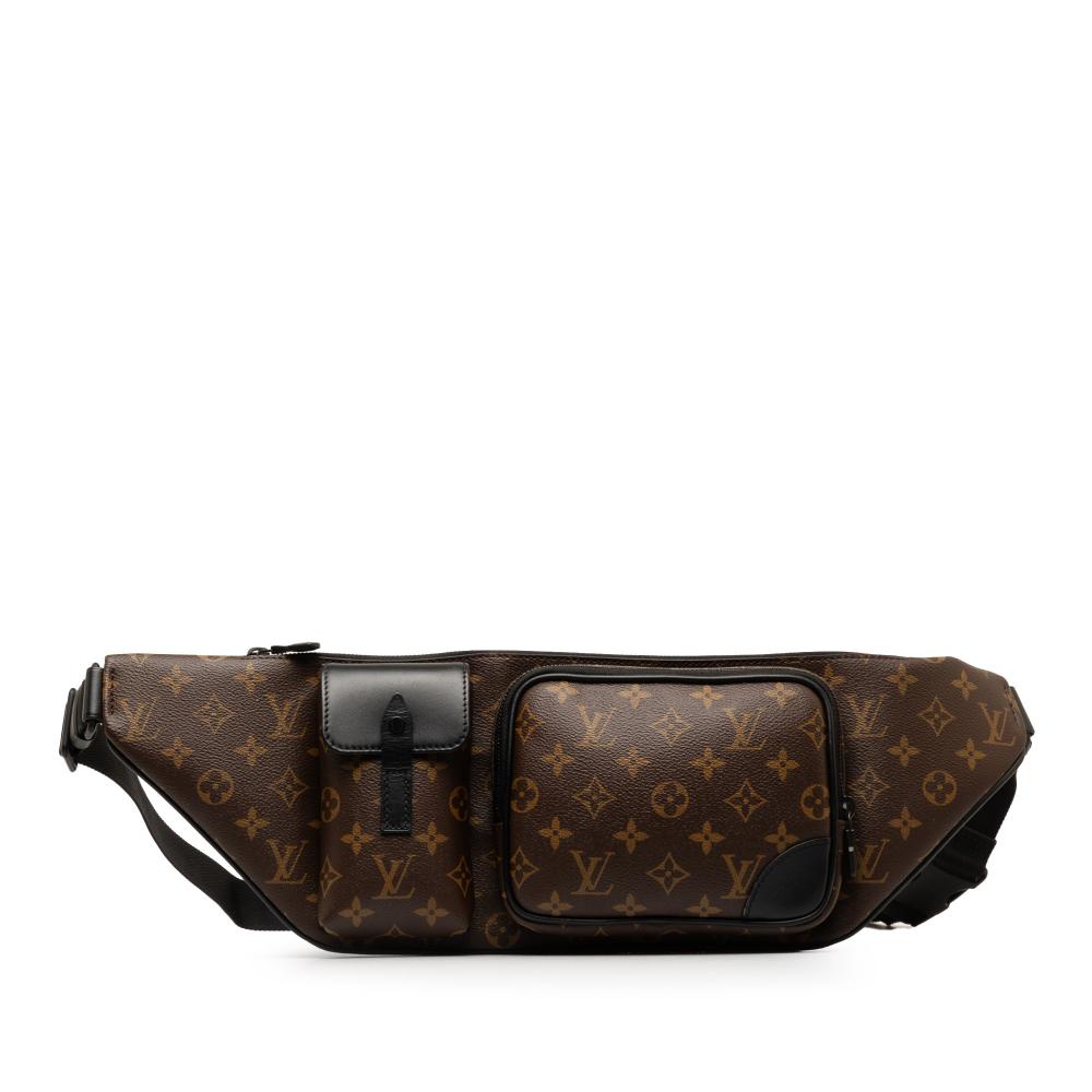 Louis Vuitton AB Louis Vuitton Brown Monogram Canvas Canvas Monogram Macassar Christopher Bumbag France