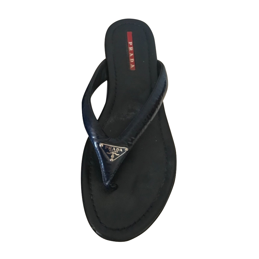 Prada flip flops store womens sale