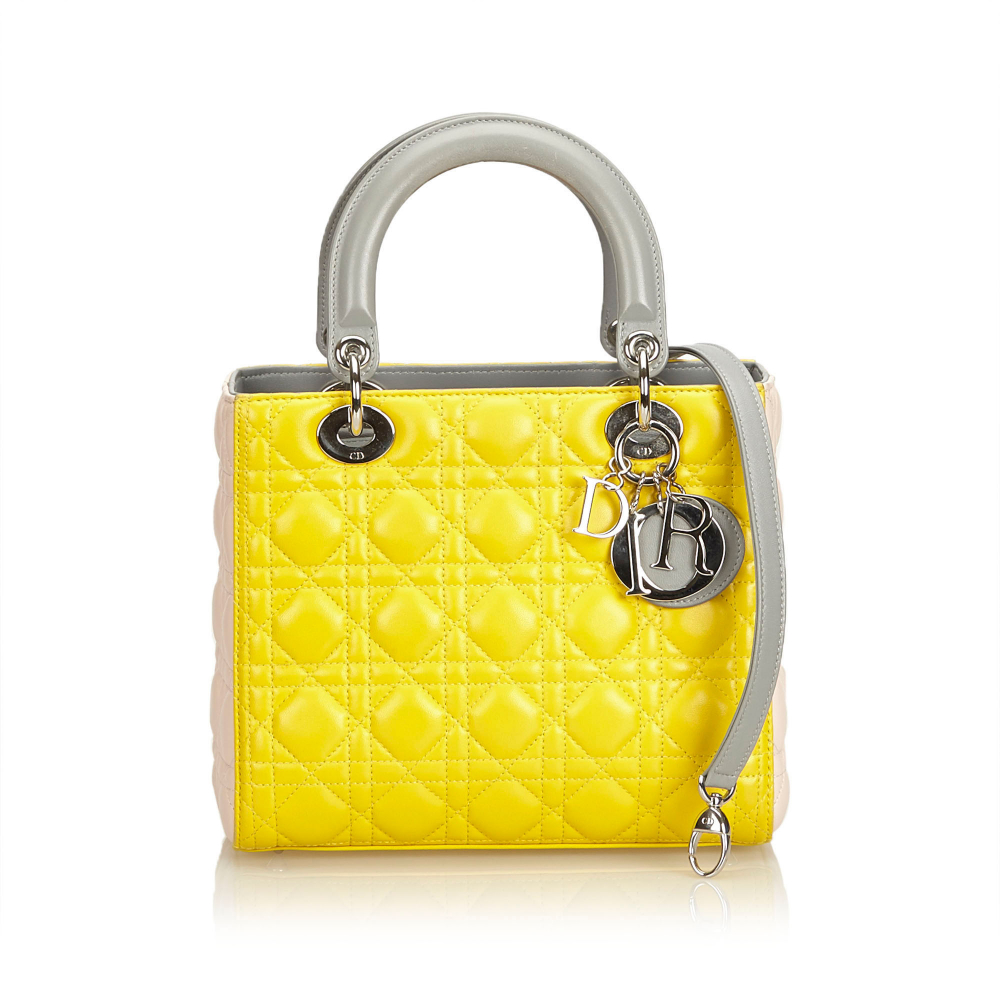 Dior Lady Dior Tricolour Handbag RJC1226  LuxuryPromise