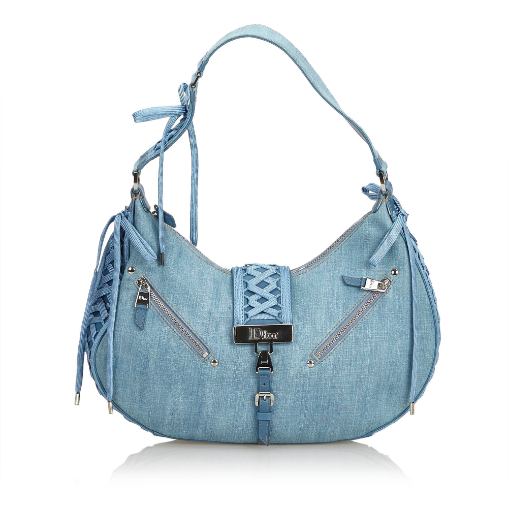 Dior Denim Exterior Bags  Handbags for Women  Authenticity Guaranteed   eBay