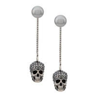 Alexander McQueen Women's 'Pave Skull' Earrings