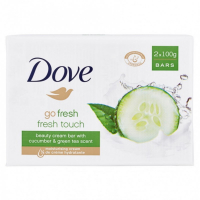 Dove 'Go Fresh Fresh Touch' Soap - Cucumber & Green Tea 100 g, 3 Pack, 2 Pieces