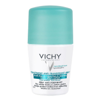 Vichy Déodorant Bille Anti-Transpirant 48H, Anti-Traces Jaune Et Blanches - 50 ml