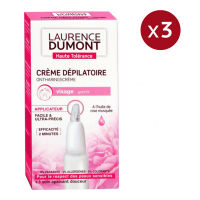 Laurence Dumont France Crème dépilatoire pour visage - 20 ml, 3 Pack