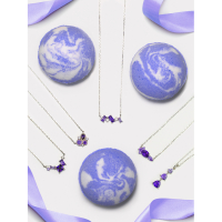 Charmed Aroma 'Amethyst' Badbombe Set - Necklace Collection