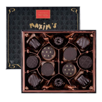 Maxim's Box of 12 assorted dark chocolates