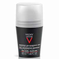 Vichy Homme Déodorant Bille Anti-Transpirant Peaux Sensibles - 50 ml