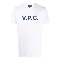 A.P.C. T-shirt 'Flocked Logo'