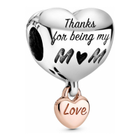 Pandora 'Love You Mum' Charm für Damen