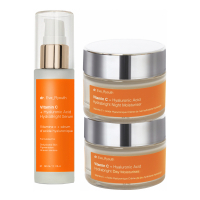 Dr. Eve_Ryouth 'Vitamin C + Hyaluronic Acid Hydrabright' Hautpflege-Set - 3 Stücke