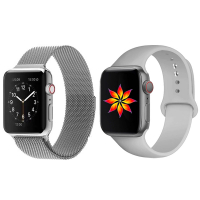 Smartcase Bracelet de montre 'Milanese' pour Apple Watch - 2 Pièces