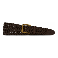 Polo Ralph Lauren Men's Braided Vachetta Leather Belt