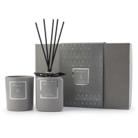 Bahoma London 'Ash' Kerze & Diffusor Set - Eucalyptus & Blackcurrant 2 Stücke