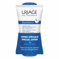 Uriage Bariéderm Crème Mains Isolante Réparatrice - 50 ml, 2 Pièces