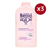 Le Petit Marsellais Gel Douche 'Rose Oil' - 250 ml, 3 Pièces