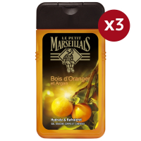 Le Petit Marsellais 'Bois d'Oranger & Argan' Duschgel - 250 ml, 3 Stücke