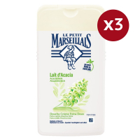 Le Petit Marsellais 'Lait d'Acacia' Duschgel - 250 ml, 3 Stücke