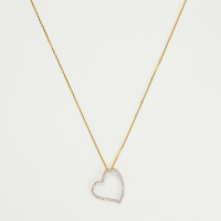 Le Diamantaire Pendentif sur chaine 'Coeur Oriental' pour Femmes